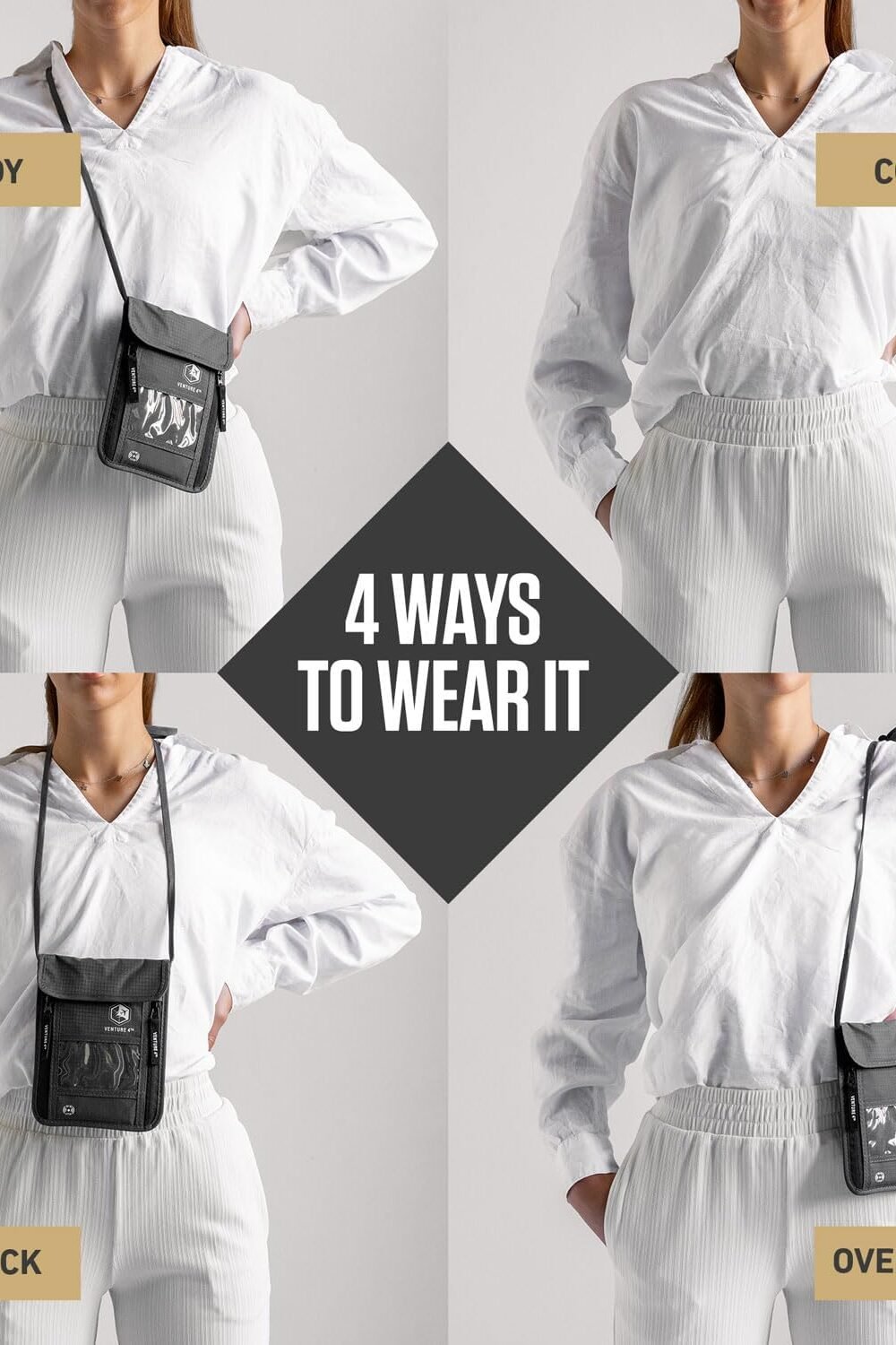 Rfid Blockg Neck Wallet Avel - Unisex Organizer - Image 6