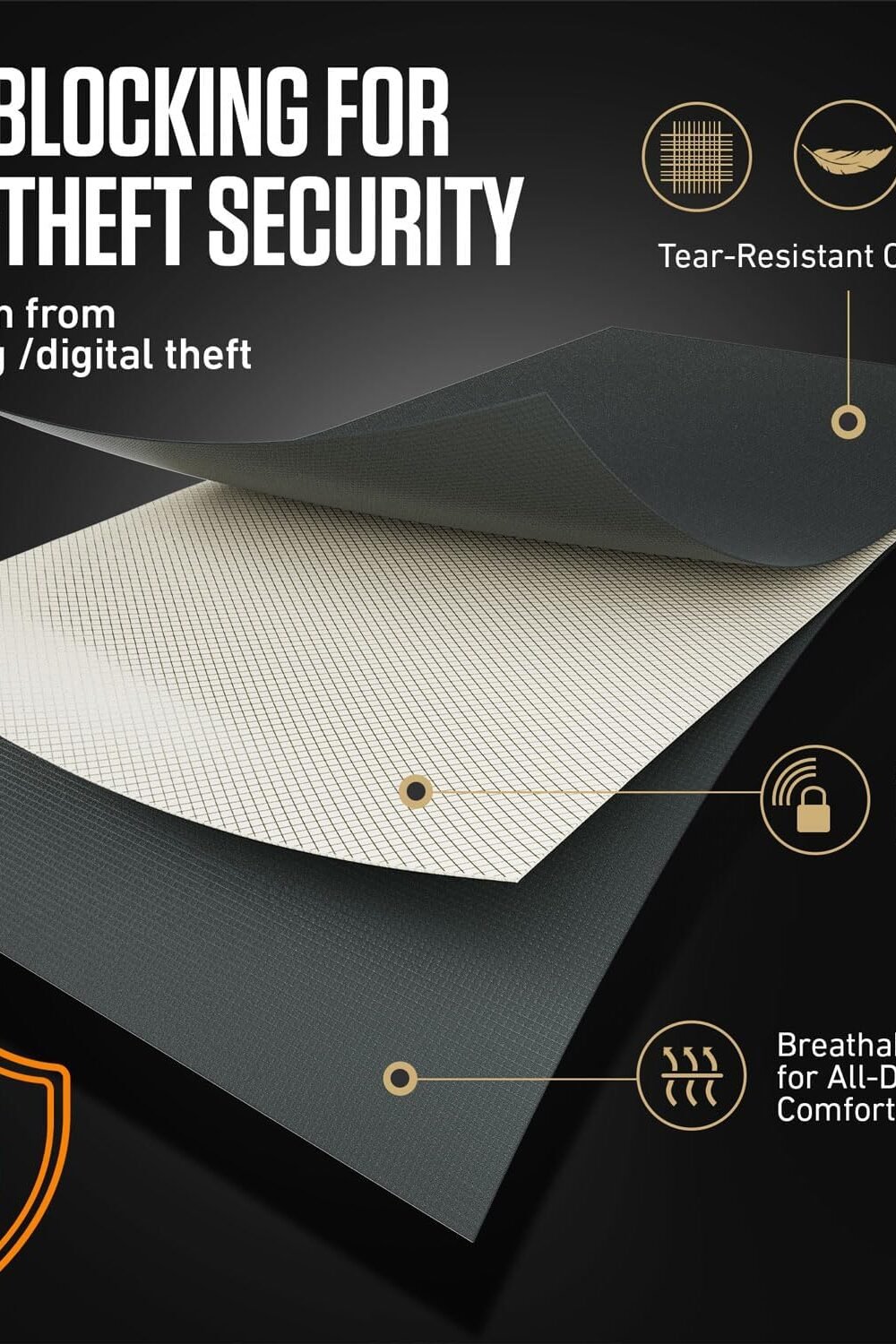 Rfid Blockg Neck Wallet Avel - Unisex Organizer - Image 7