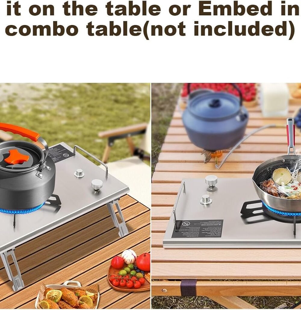 Portable Outdoor Gas Sve With Foldable Legs - Image 9