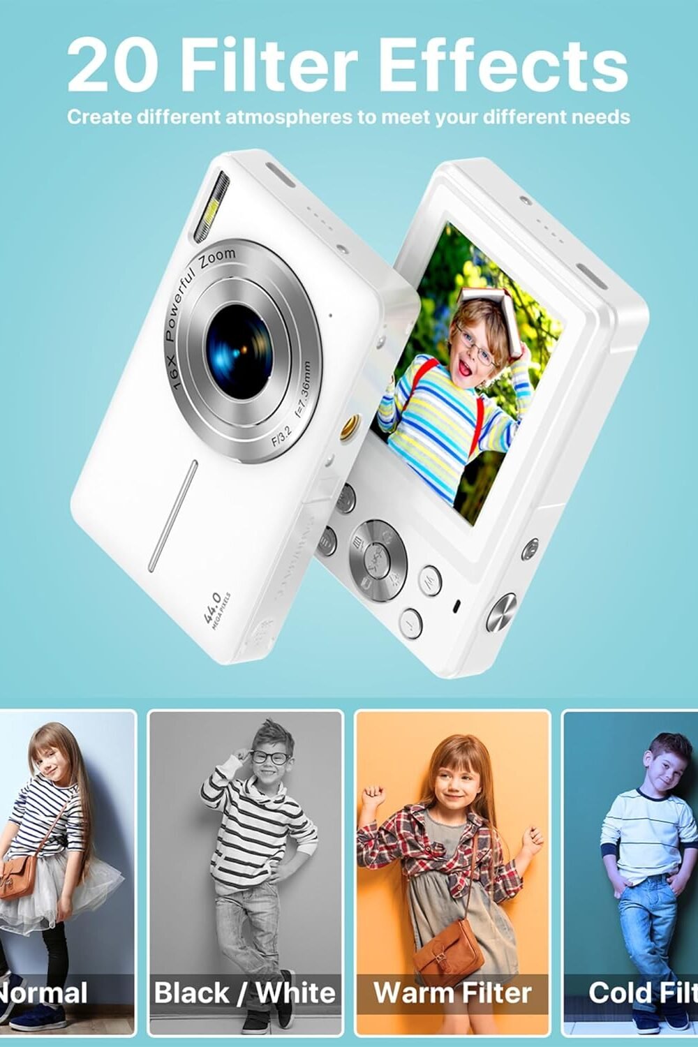 Portable Fhd Digital Camera Teens Kids - Image 4