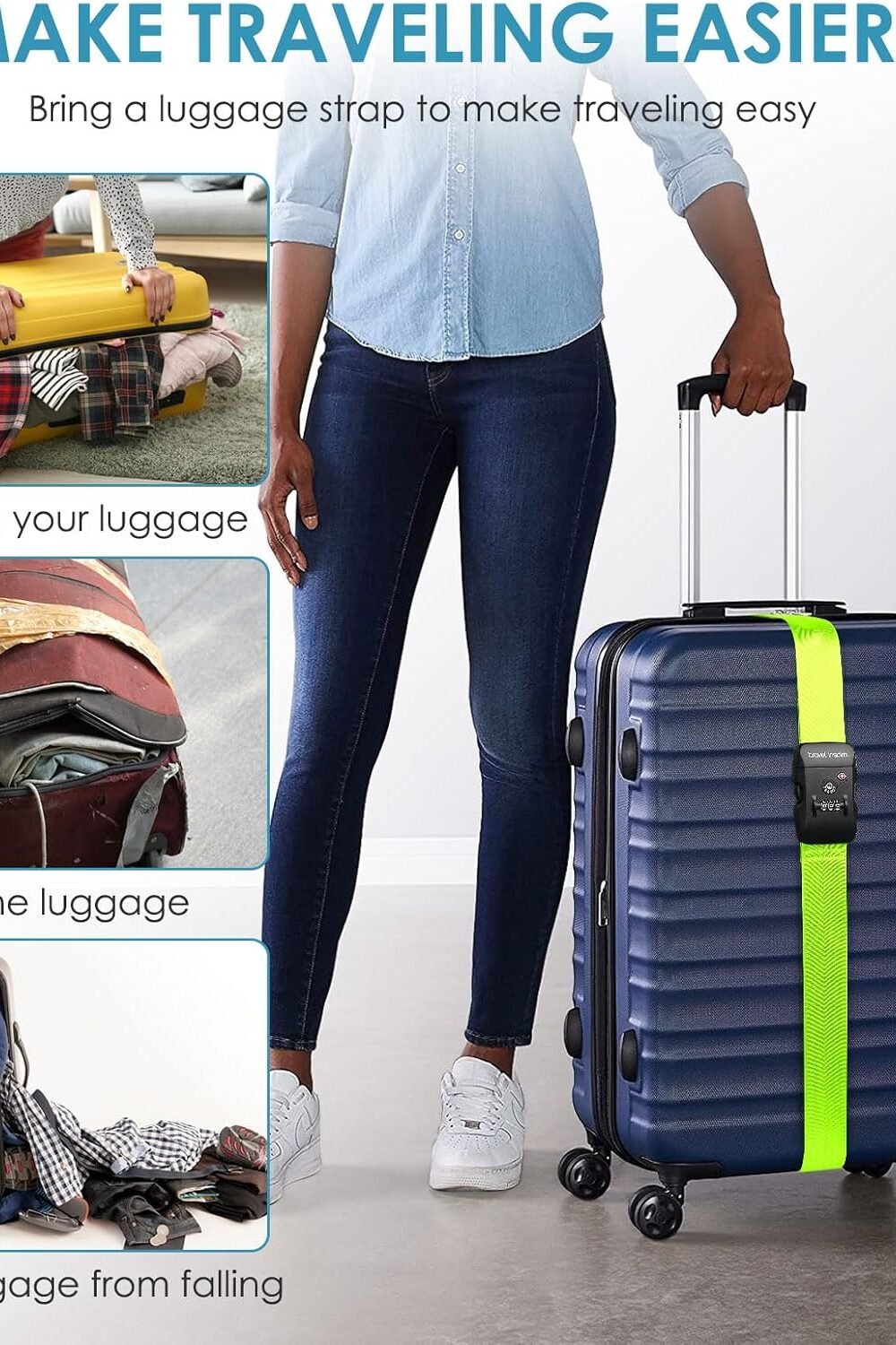 Vel Inspira High-Visibility Luggage Straps - Image 5