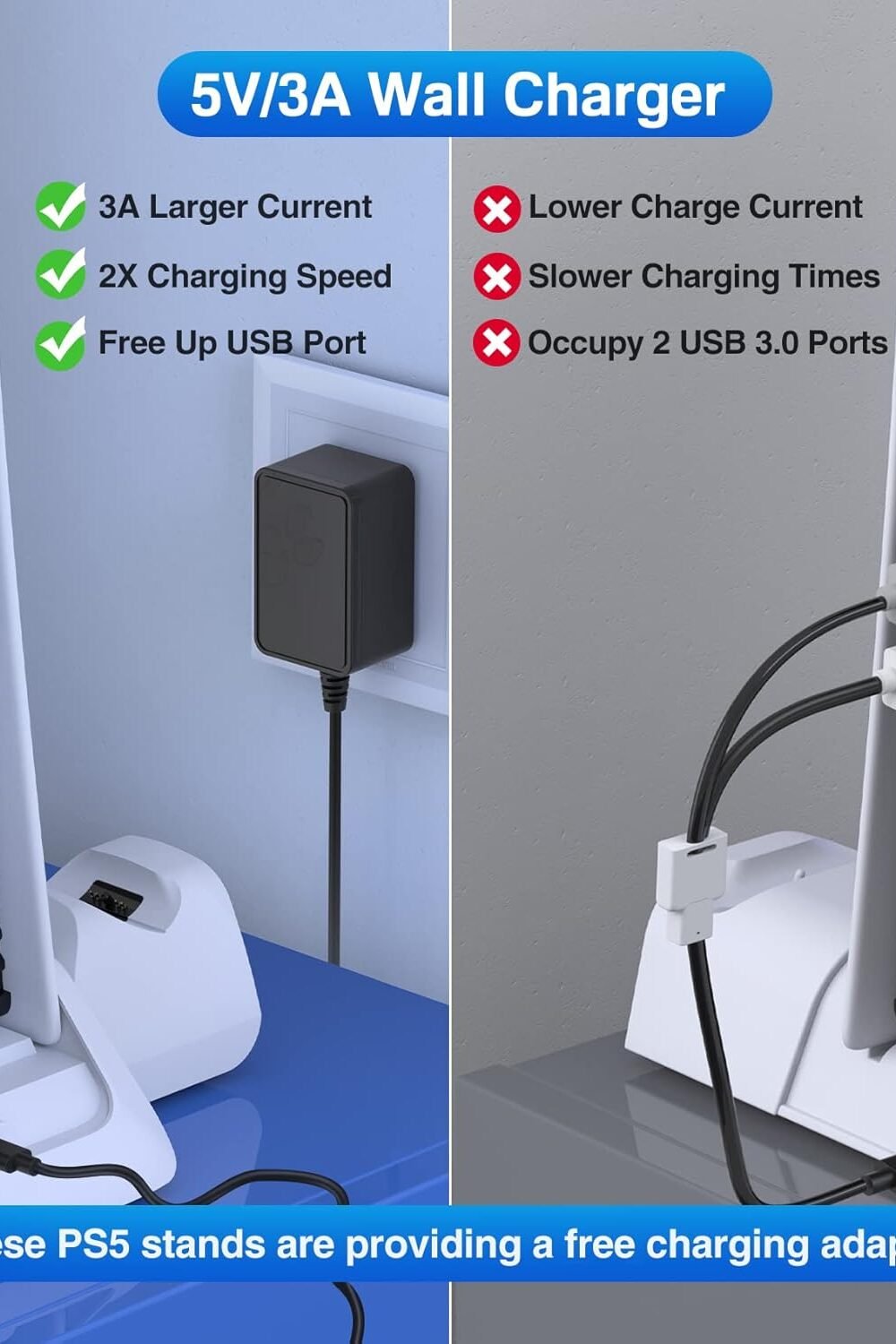 Ps Dual Controller Charger Stand With Coolg Fan - Image 3