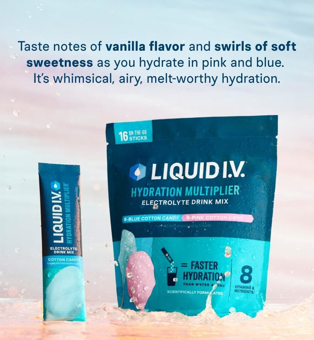 Liquid I.v.® Cotn Candy Hydration Multiplier | Electrolyte P - Image 3