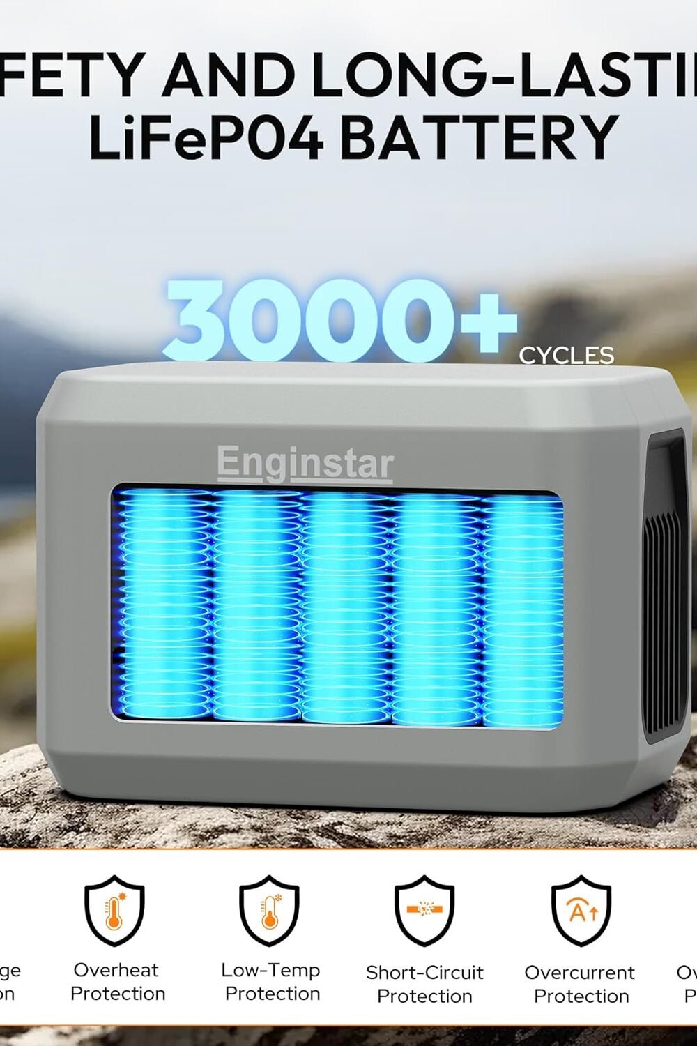Engstar Portable Power Station - Solar Generar Campg Emergen - Image 4