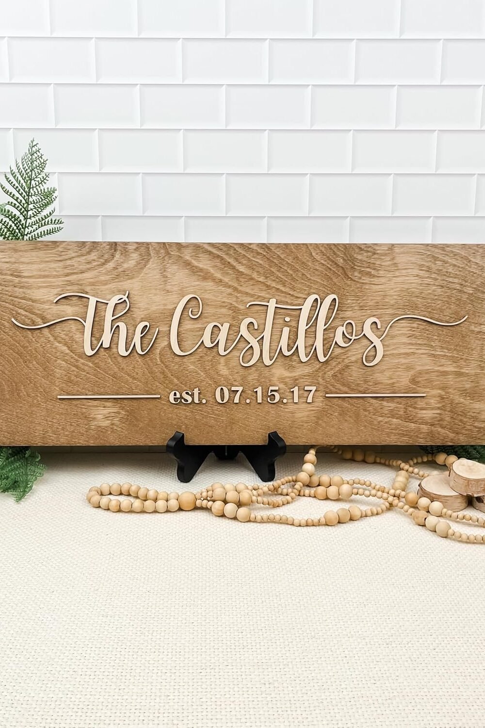 Personalized Family Name Sign - Cusm Wood Decor - Image 6