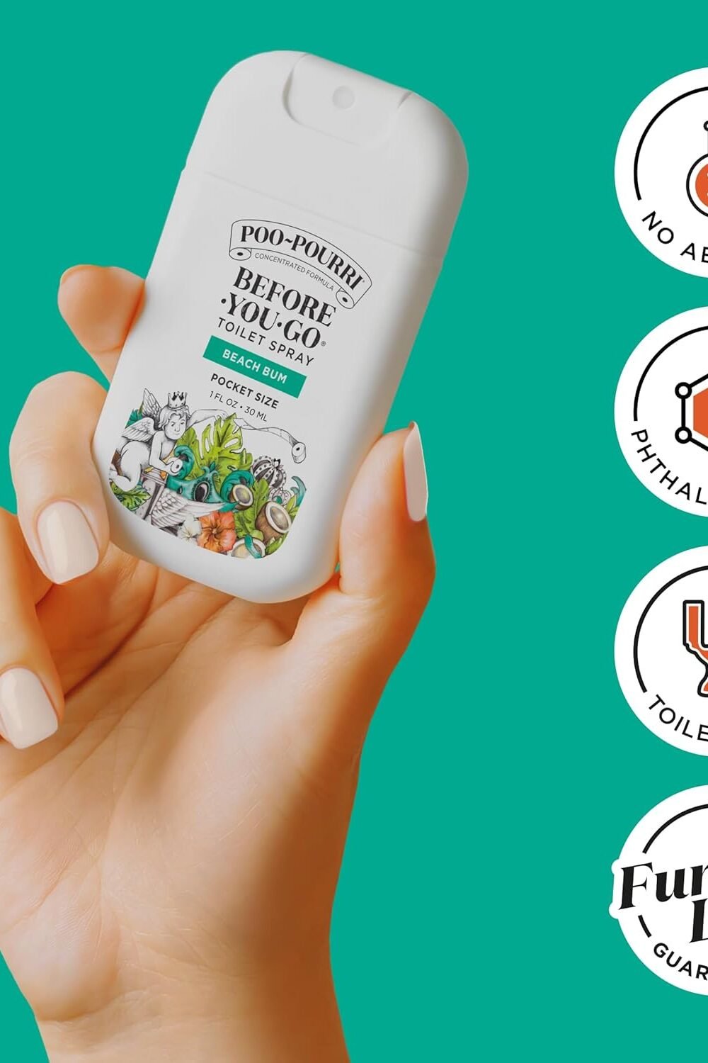 Poo-Pourri Bee-You-Go Pocket Spray - Coconut Orchid - Image 6