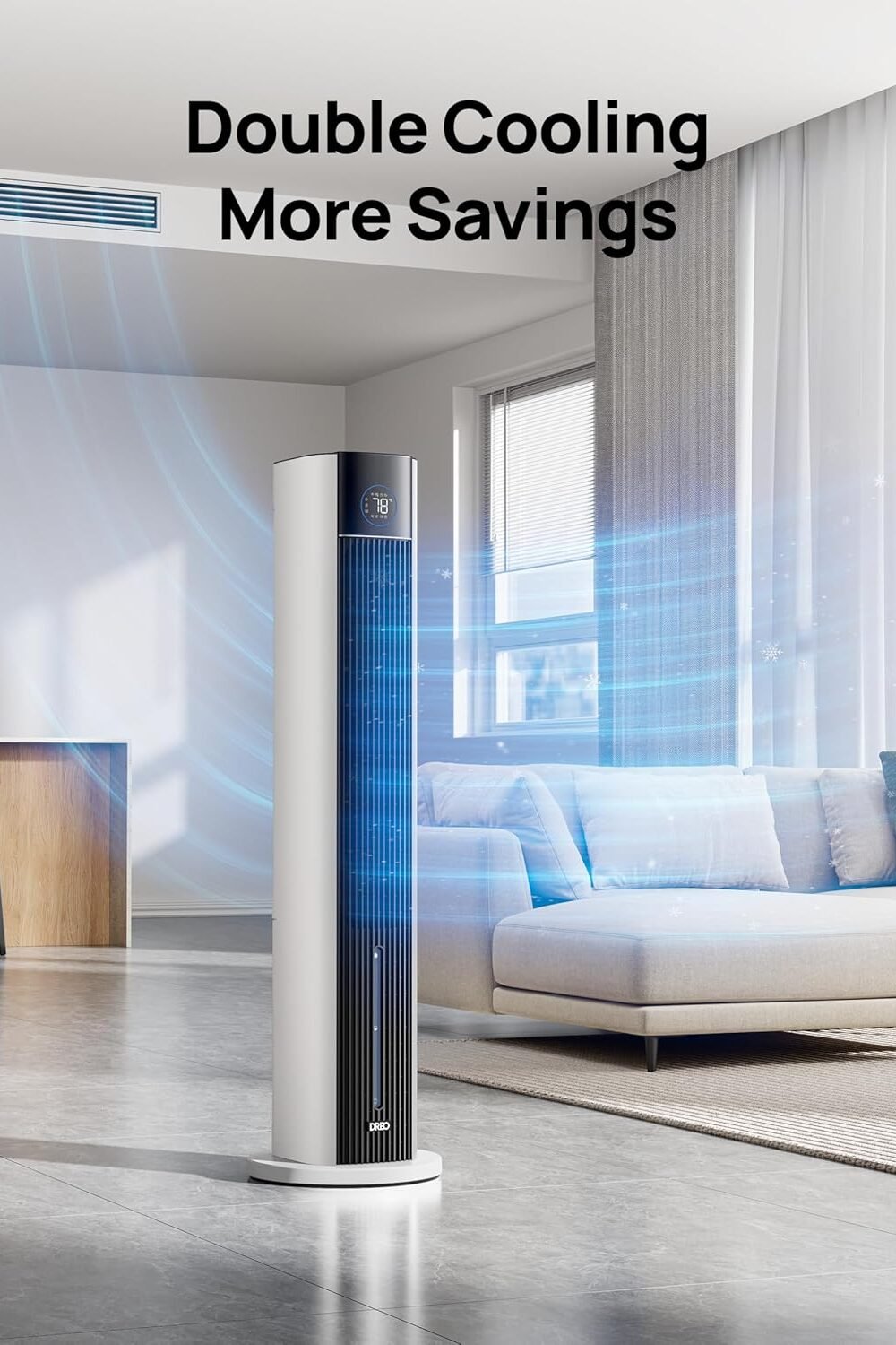 Dreo Evaporative Swamp Cooler Fan - Speeds Timer - Image 7