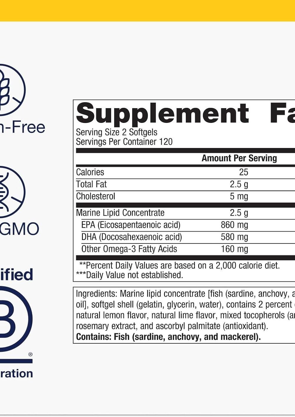 Metagenics Omegagenics High Potency Fish Oil Softgels - Image 5