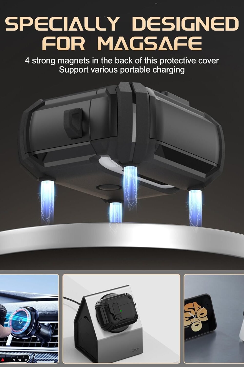 Maxjoy Irpods Pro Case Cover - Nd Gen Protective Case - Image 4