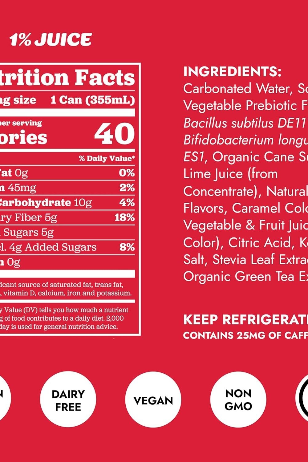 Slice Healthy Soda Variety Pack - Probiotic Cola - Image 3