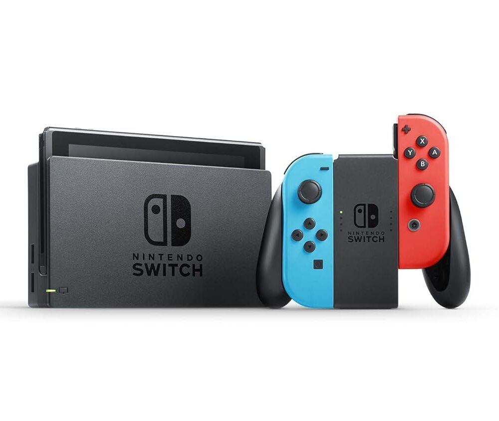Ntendo Switch Neon Blue Red Console - Image 3