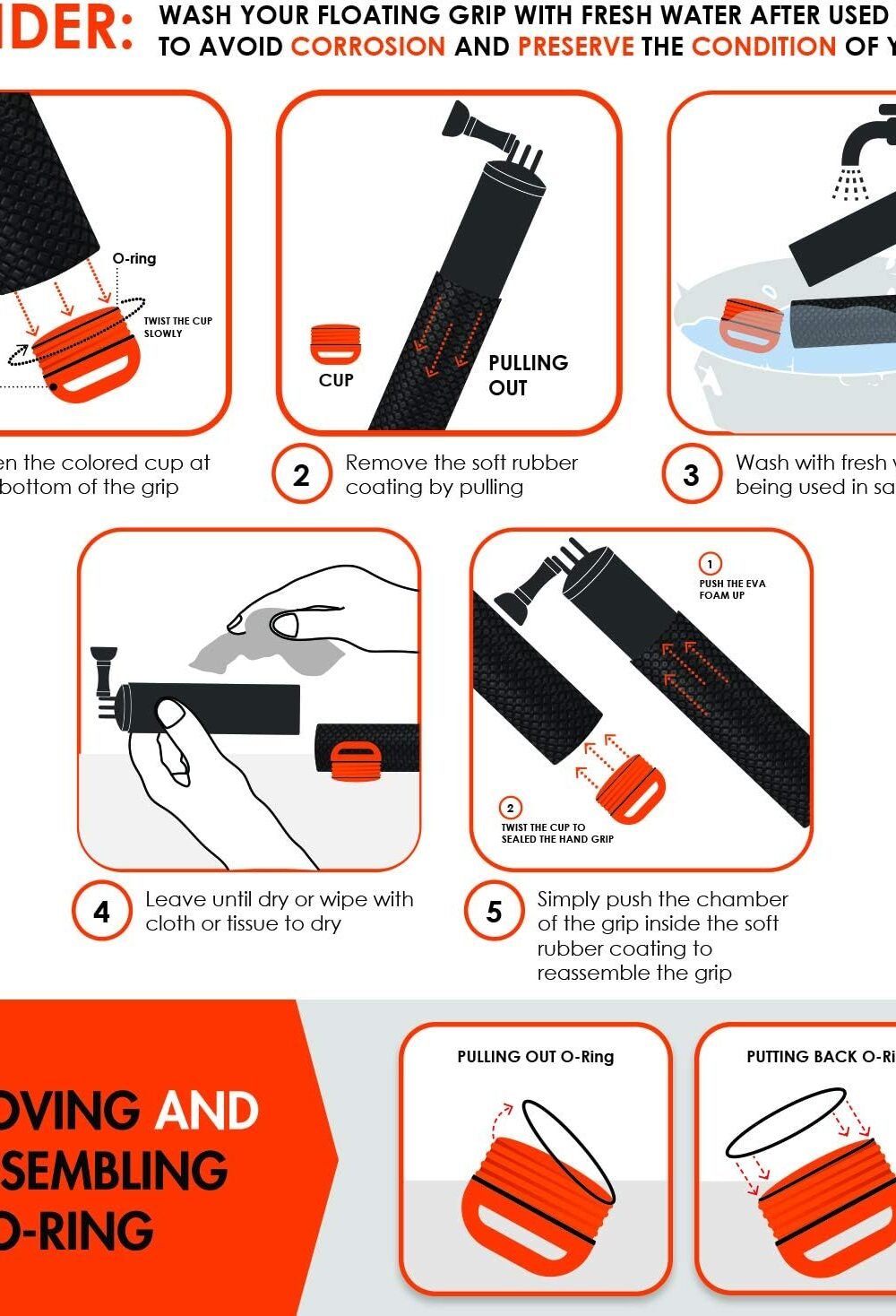 Waterproof Monopod Hand Grip Gopro Hero Session - Image 9