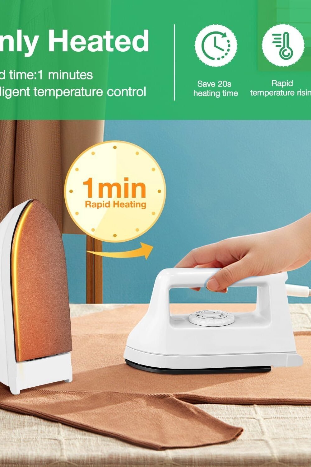 Mi Iron Electric Heat Press Quiltg Sewg - White - Image 4