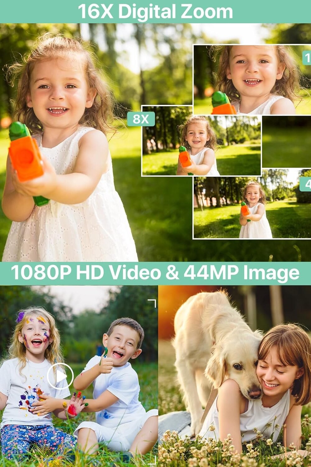 Compact Fhd Digital Camera Kids Teens - Image 2