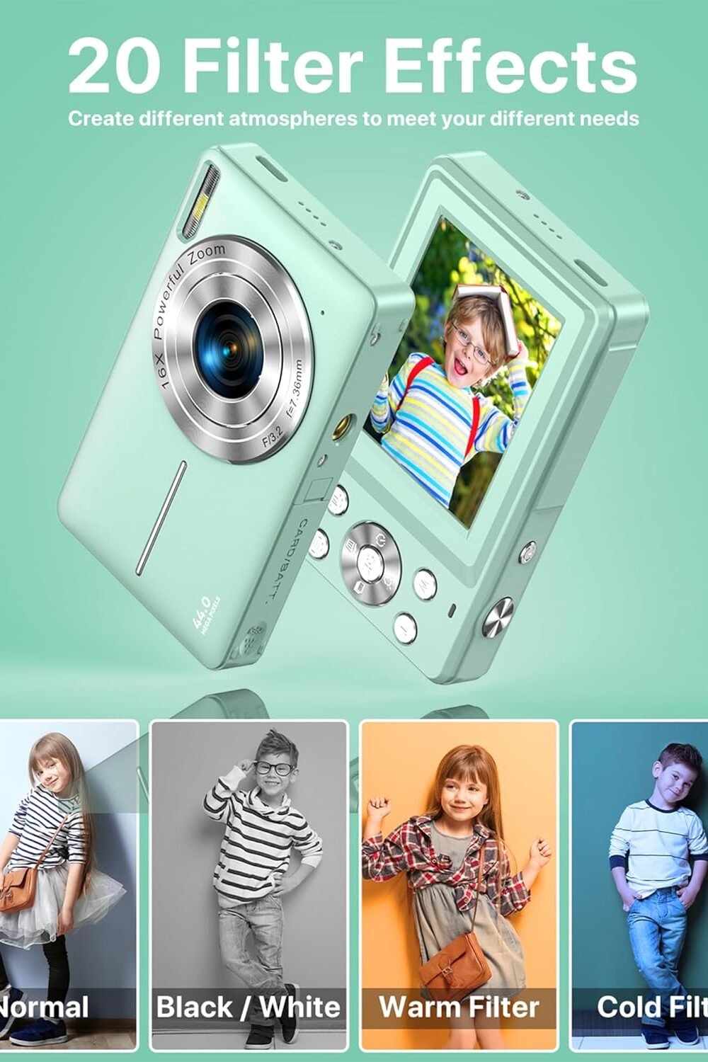 Compact Fhd Digital Camera Kids Teens - Image 4