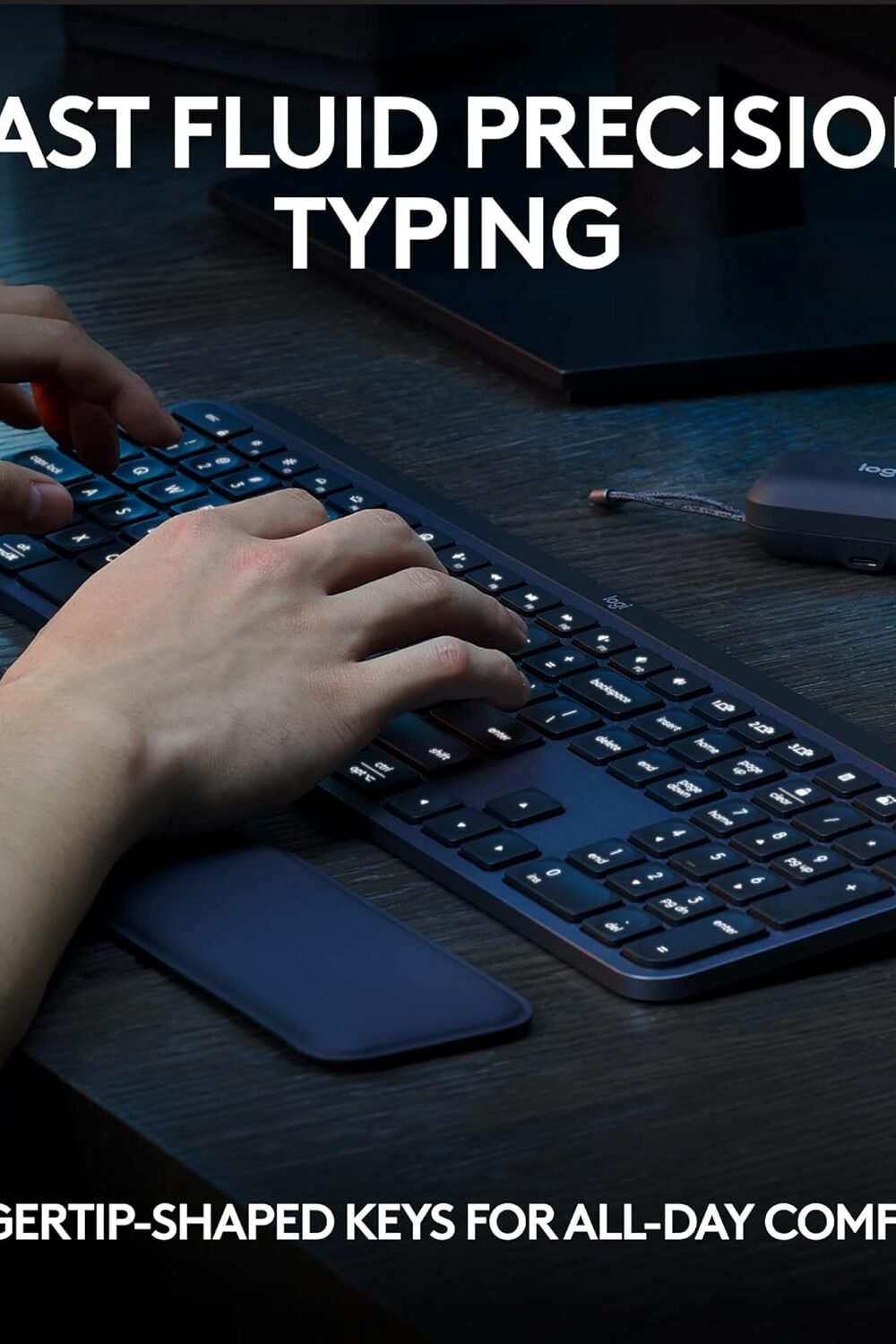 Logitech Mx Keys S Wireless Keyboard - Low Profile, Backlit - Image 3