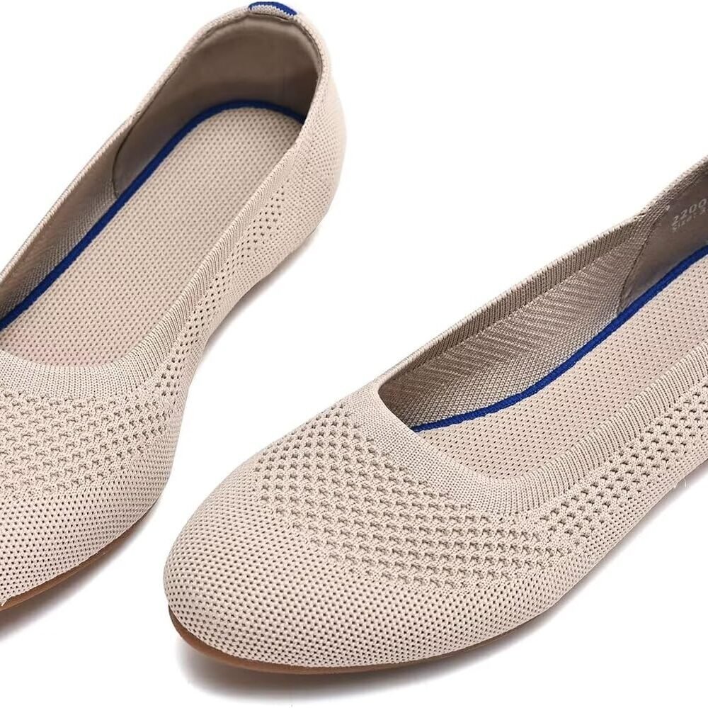 Women's Knit Ballet Flats - Casual Slip-On Shoes 7 Women'S Knit Ballet Flats - Casual Slip-On Shoes - Image 7
