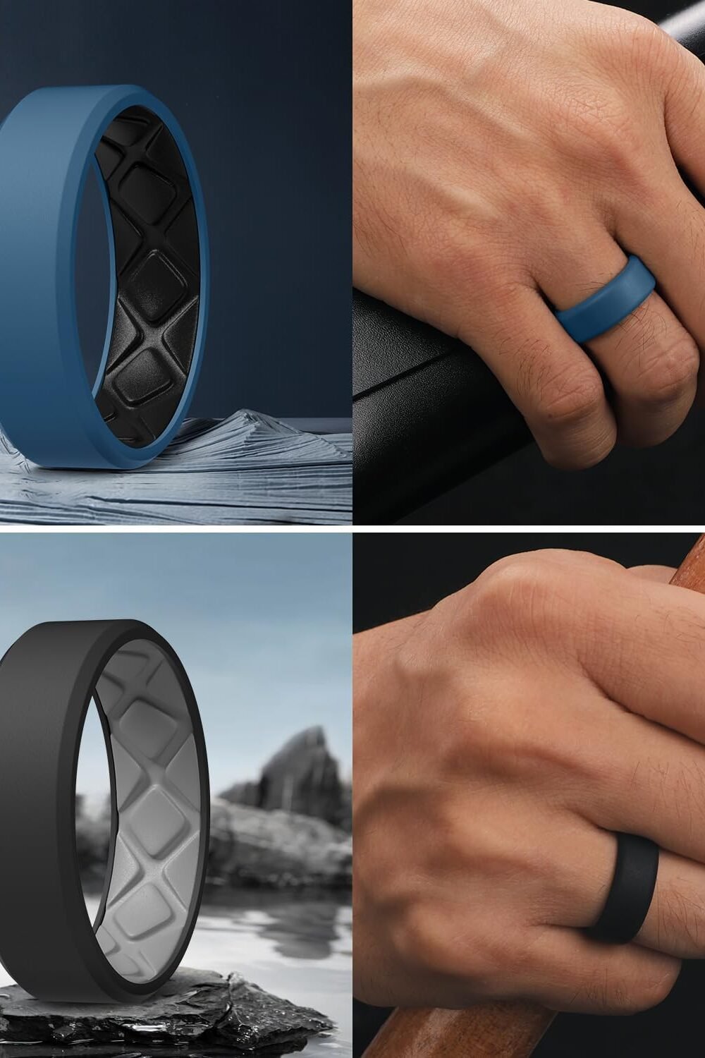 Egnaro Men'S Silicone Rubber Bands - Ergonomic Waterproof - Image 3