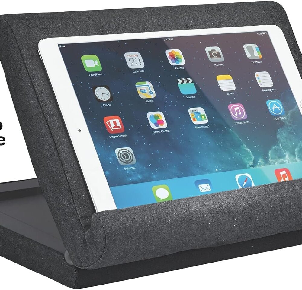 Ontel Multi-Ngle Soft Tablet Stand - Gray - Image 3