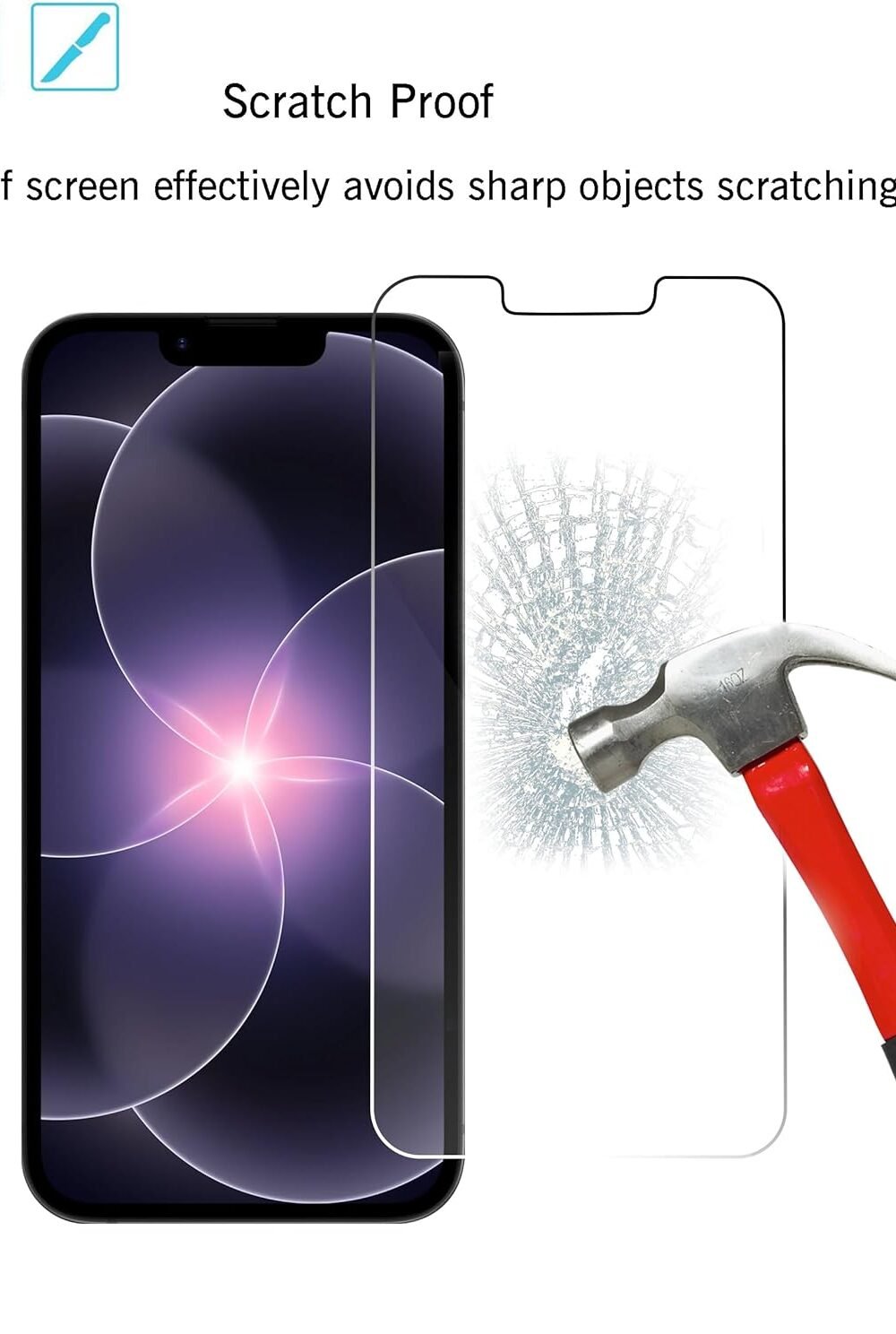 Iphone Pro Tempered Glass Screen Protecr Pack - Image 3