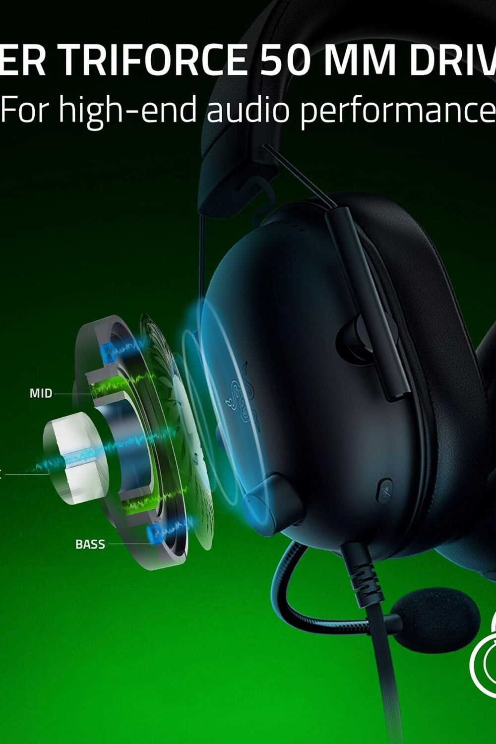 Razer Blackshark V X Xbox Gamg Headset - Lightweight Noise-C - Image 3