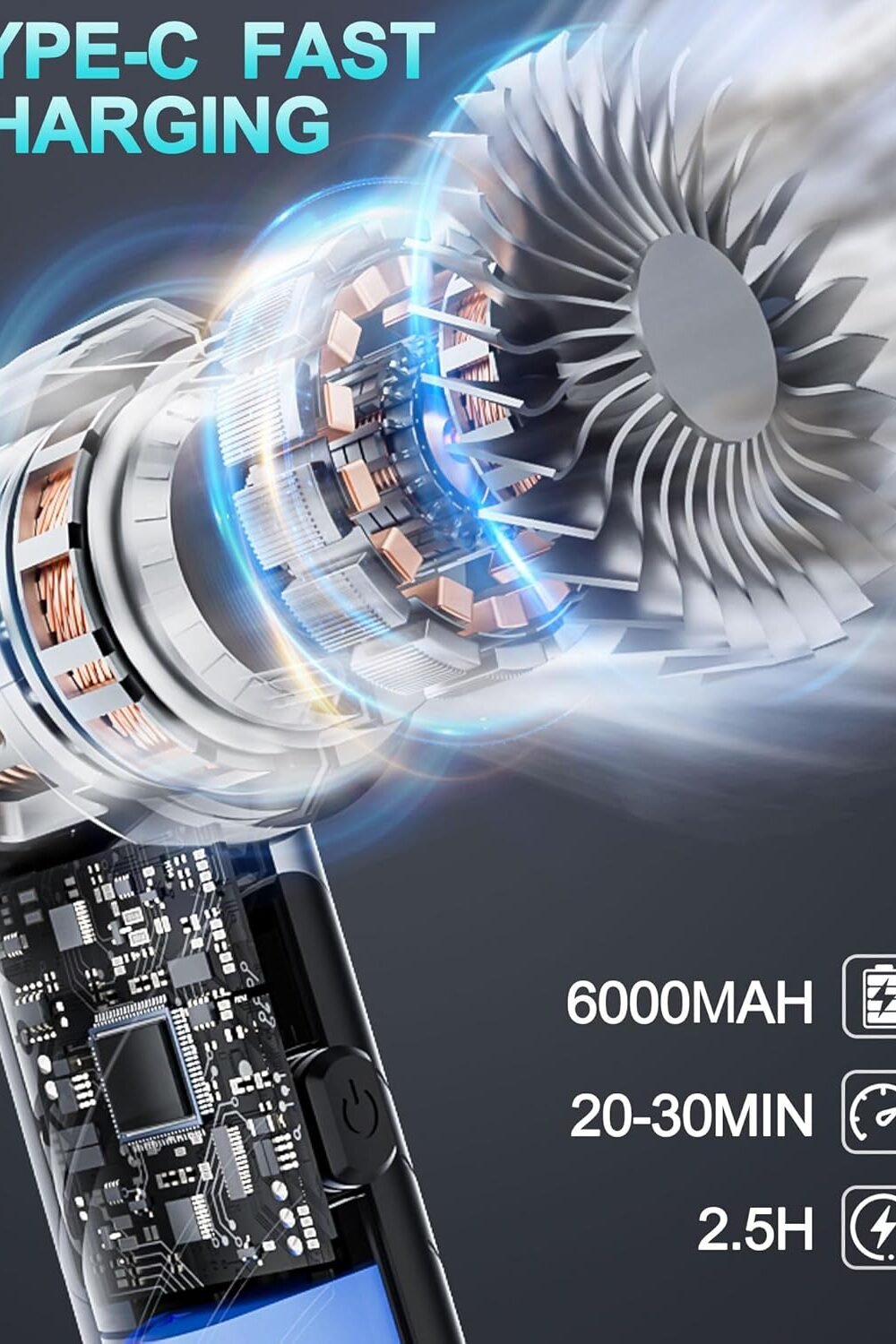 Portable Cordless High Power Vacuum Cleaner - Image 5