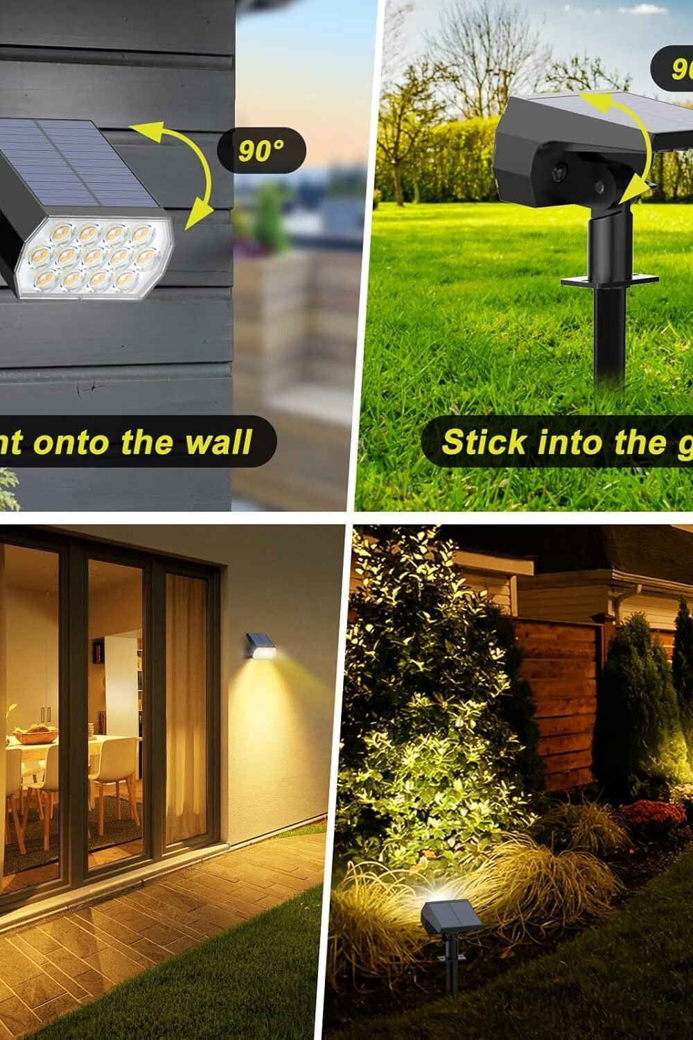 Waterproof Solar Spot Lights Outdoor Pack - Led Garden Light - Image 4