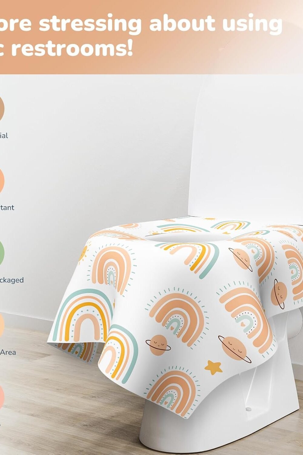 Disposable Waterproof Avel Seat Covers Kids Dults - Image 4