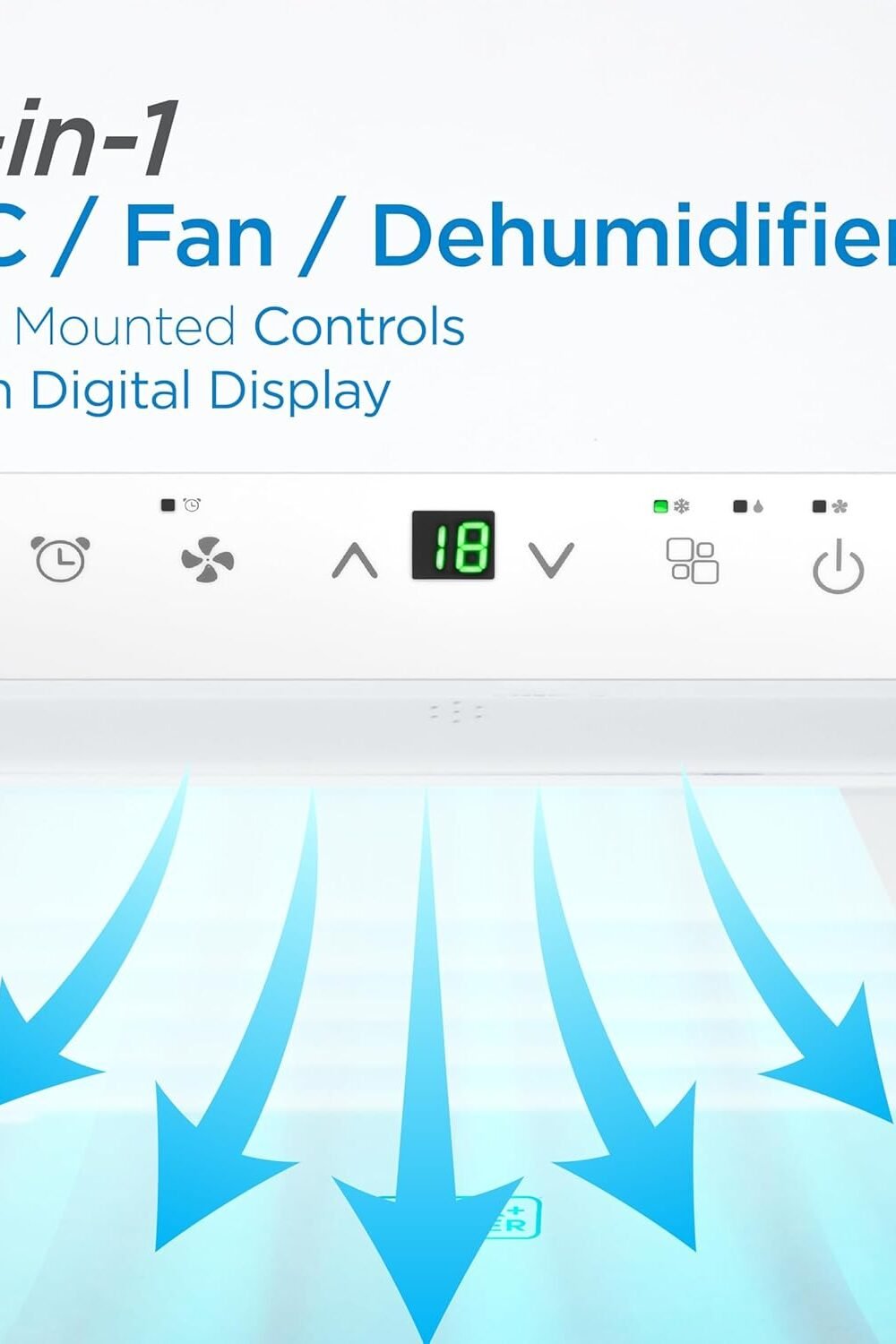 Blck+Decker Portable Ir Conditioner With Remote - Btu - Image 3