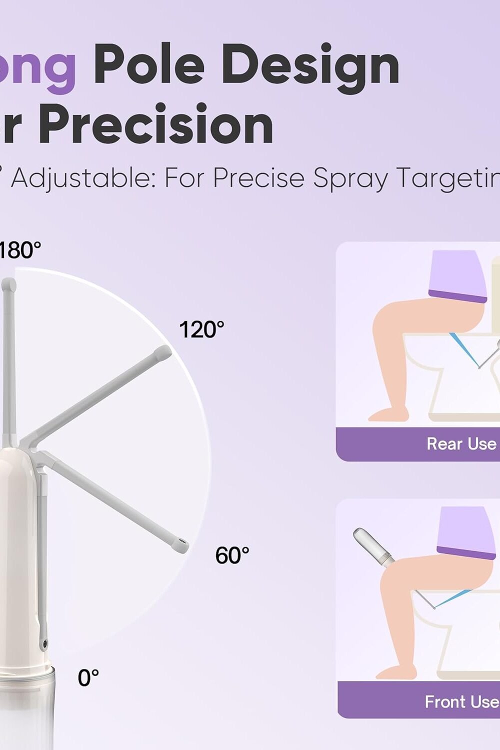 Portable Electric Bidet Sprayer - Cordless Handheld Hygiene - Image 4