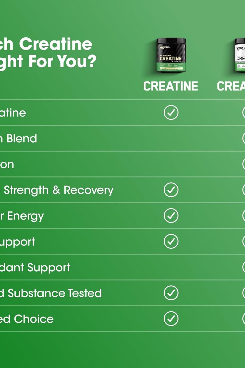 Optimum Nutrition Micronized Create Monohydrate Powder - Unf - Image 5