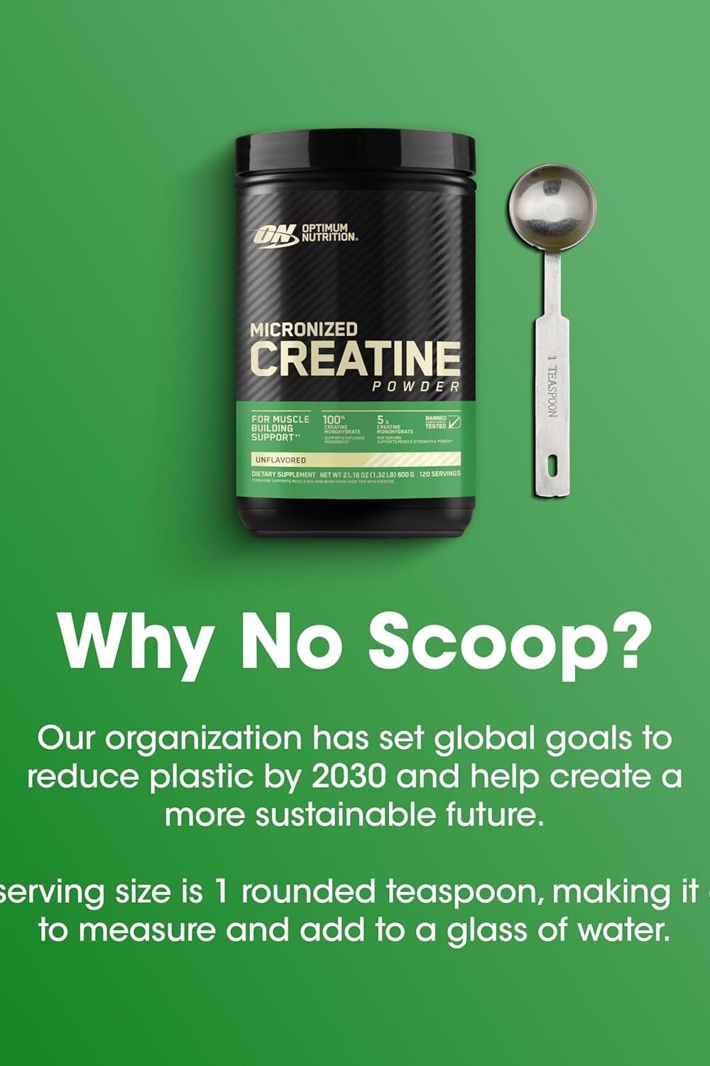 Optimum Nutrition Micronized Create Monohydrate Powder - Unf - Image 7