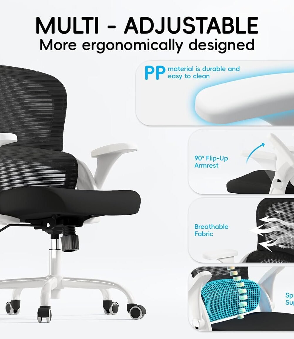 Ergonomic Office Chair With Back Support - Big Tall - Image 4