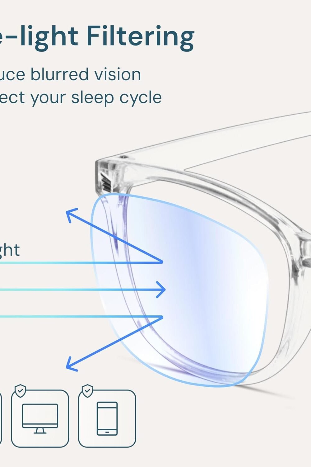 Fashionable Blue Light Blockg Glasses Men Women - Image 3