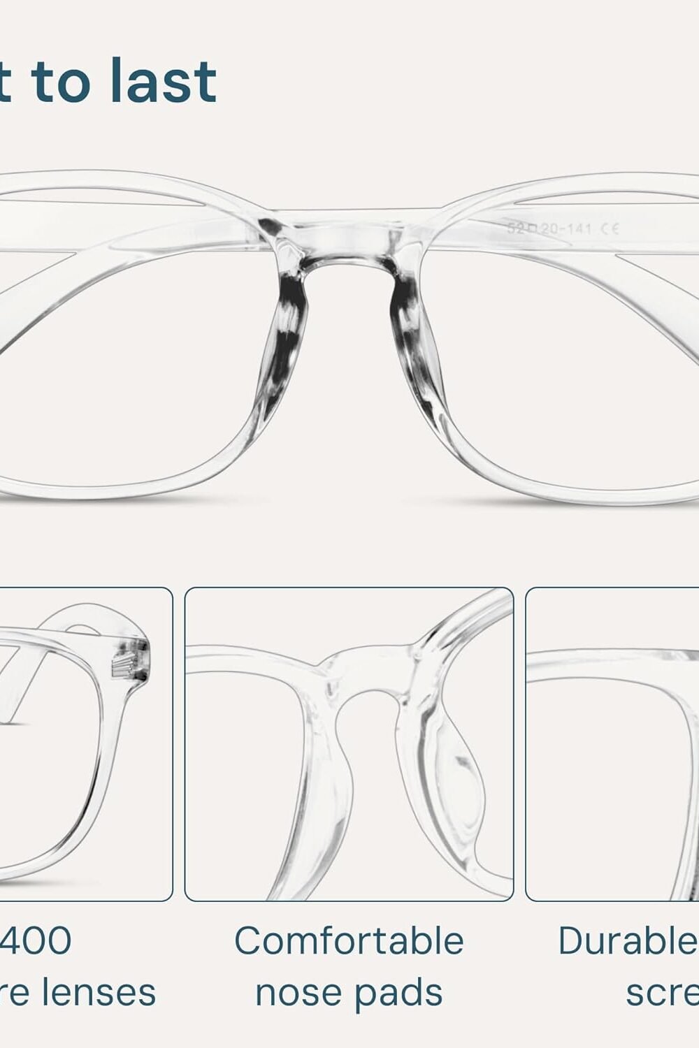 Fashionable Blue Light Blockg Glasses Men Women - Image 6