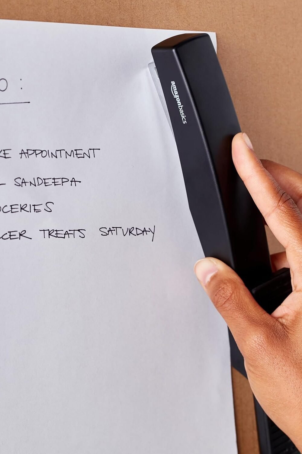 Mazon Basics Black Office Stapler With Staples - Image 6