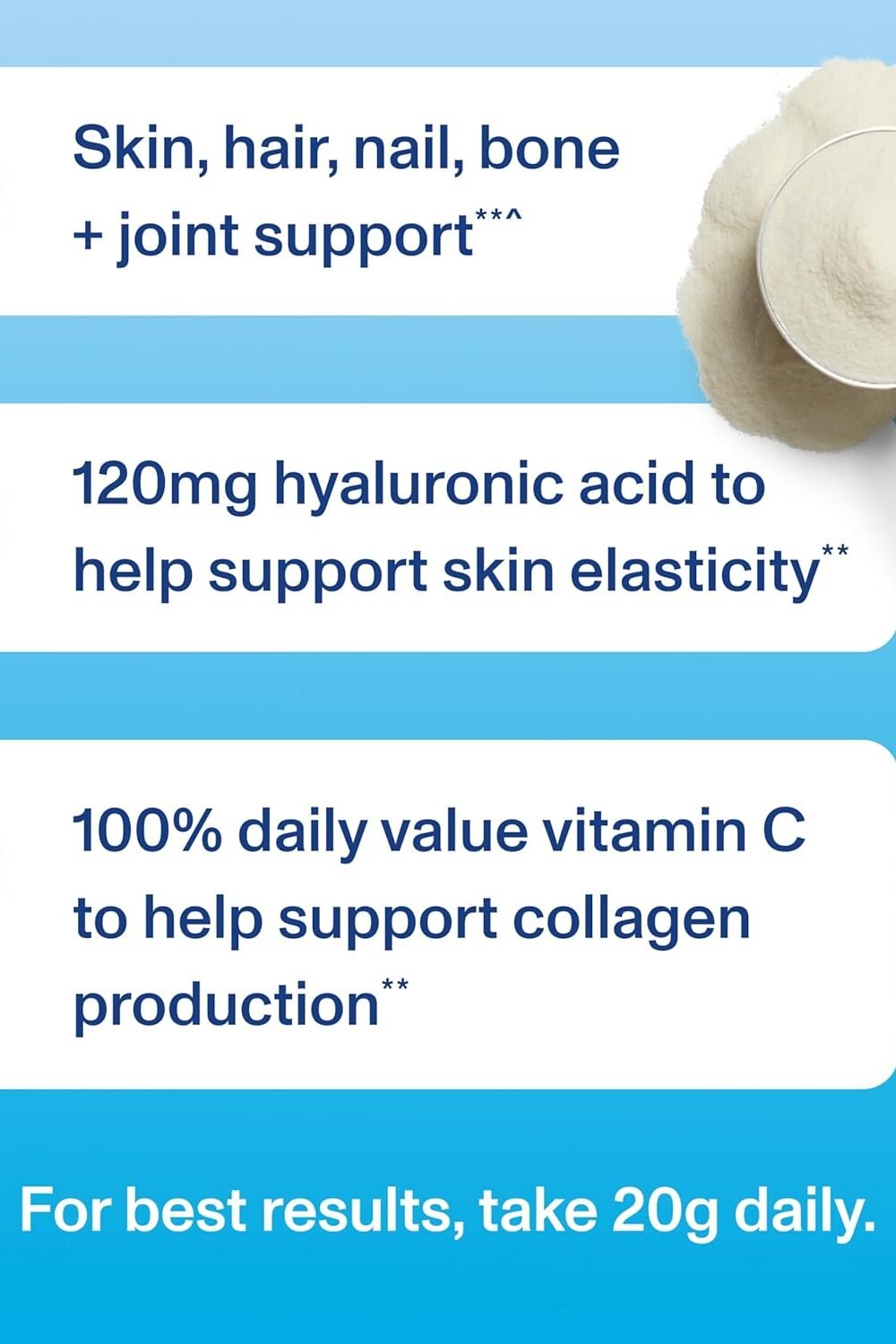 Vital Protes Collagen Peptides Powder With Hyaluronic Cid Vi - Image 7
