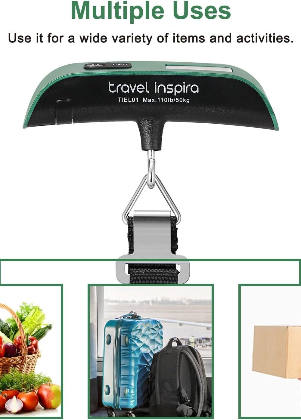 Portable Digital Luggage Scale With Rubber Grip - Image 5