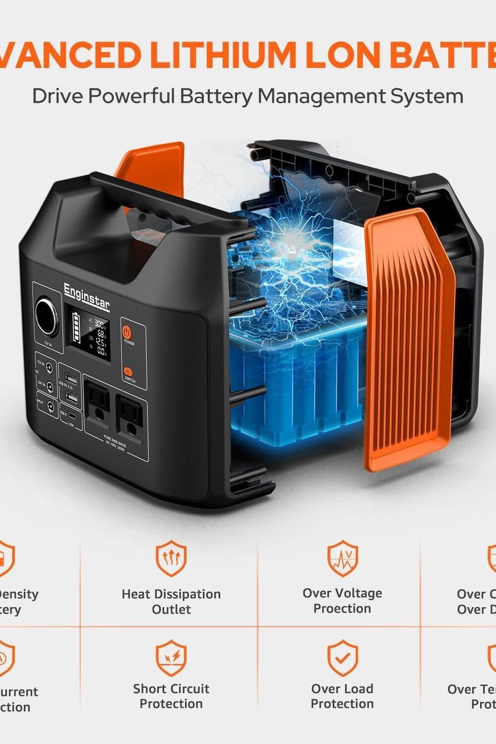 Engstar Portable Power Station - Wh Battery Backup - Image 7