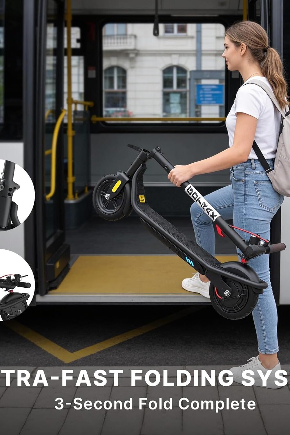 Gotrx Dult Electric Scooter - Max Mile Range, Foldable - Image 6