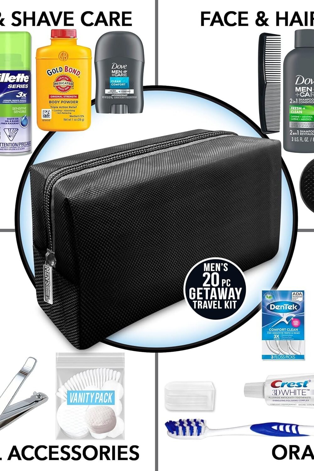 Men'S Premium Avel Kit - Dove Care Essentials - Image 3