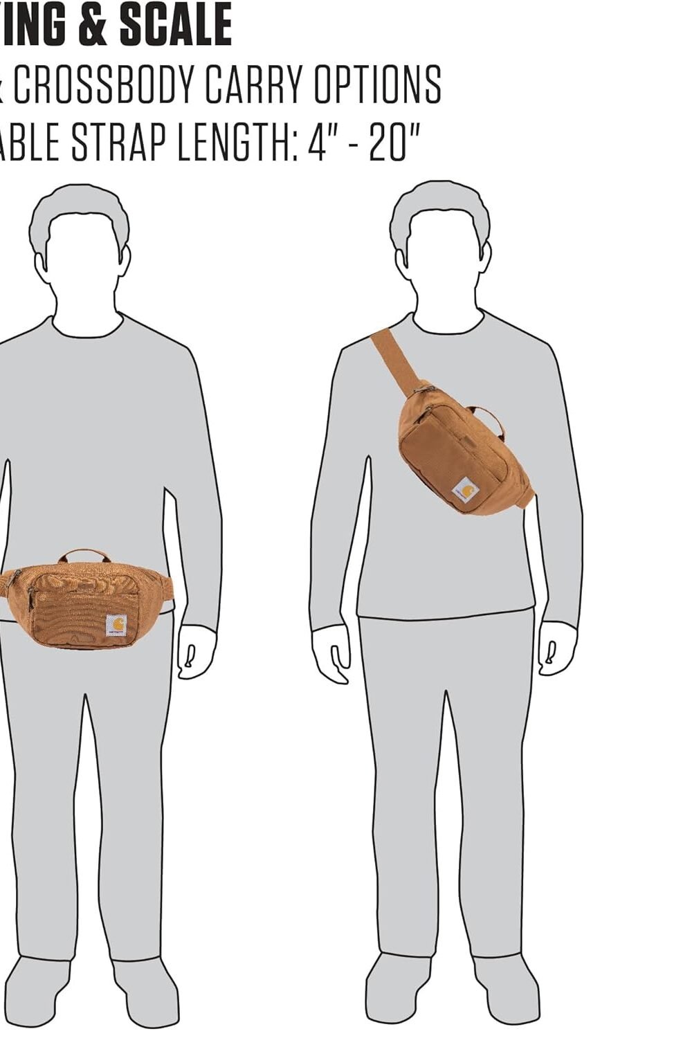 Carhartt Classic Djustable Slg Bag - Water Resistant - Image 7