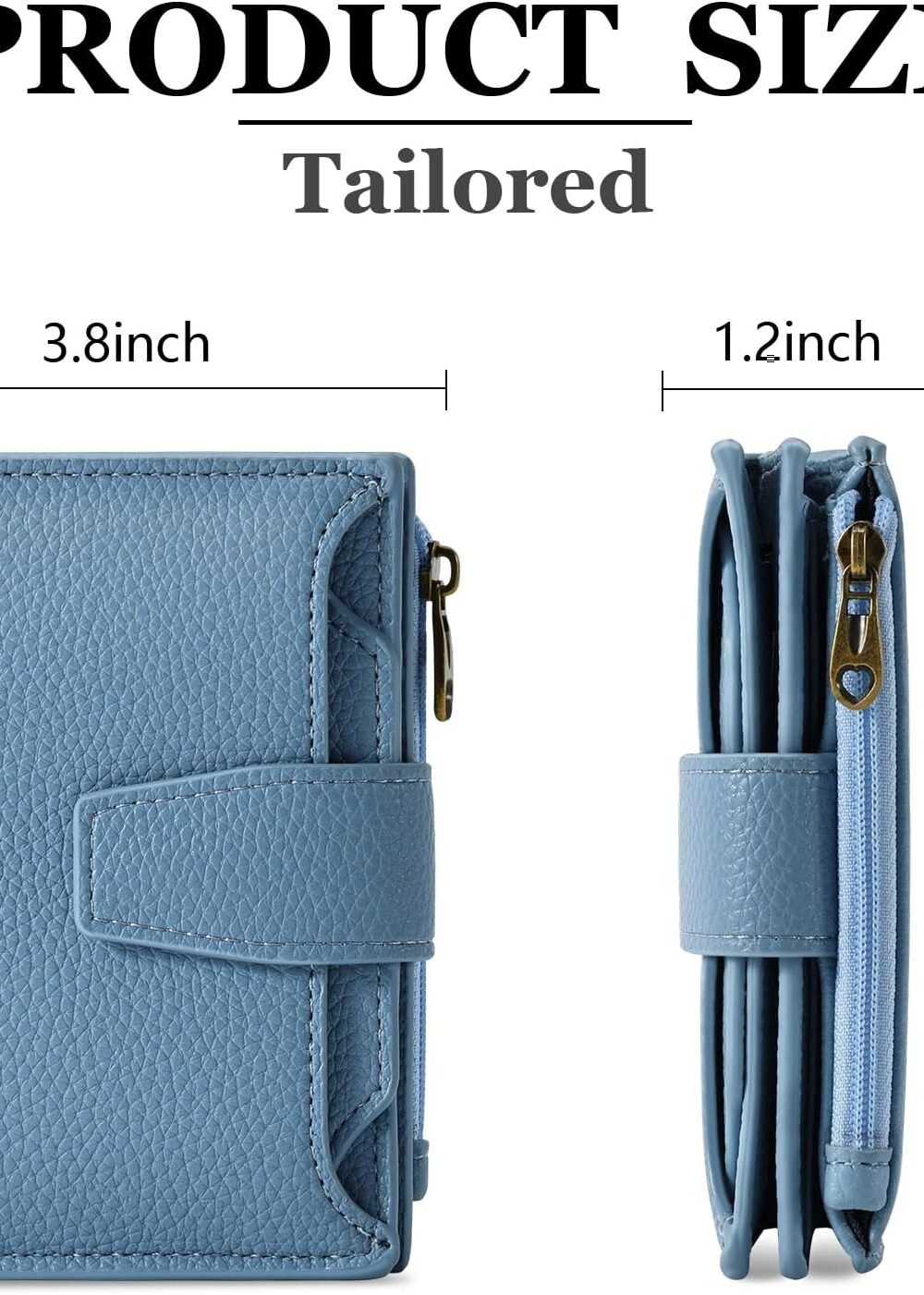 Compact Rfid Block Women’s Leather Wallet - Image 3