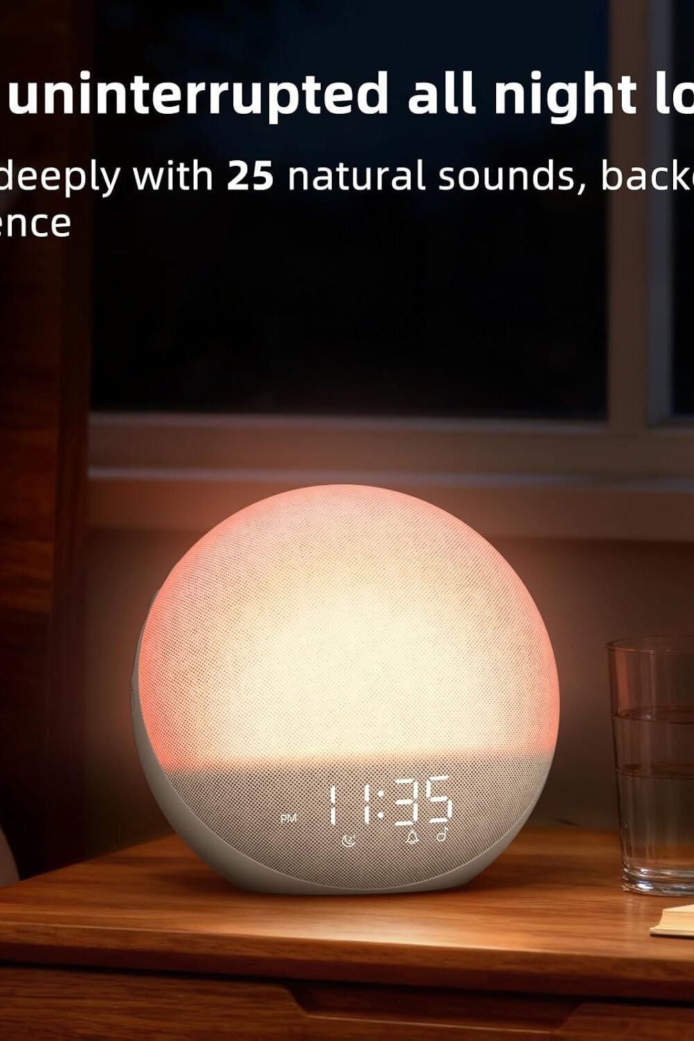 Sunrise Larm Clock With White Noise Blueoth Speaker - Image 3
