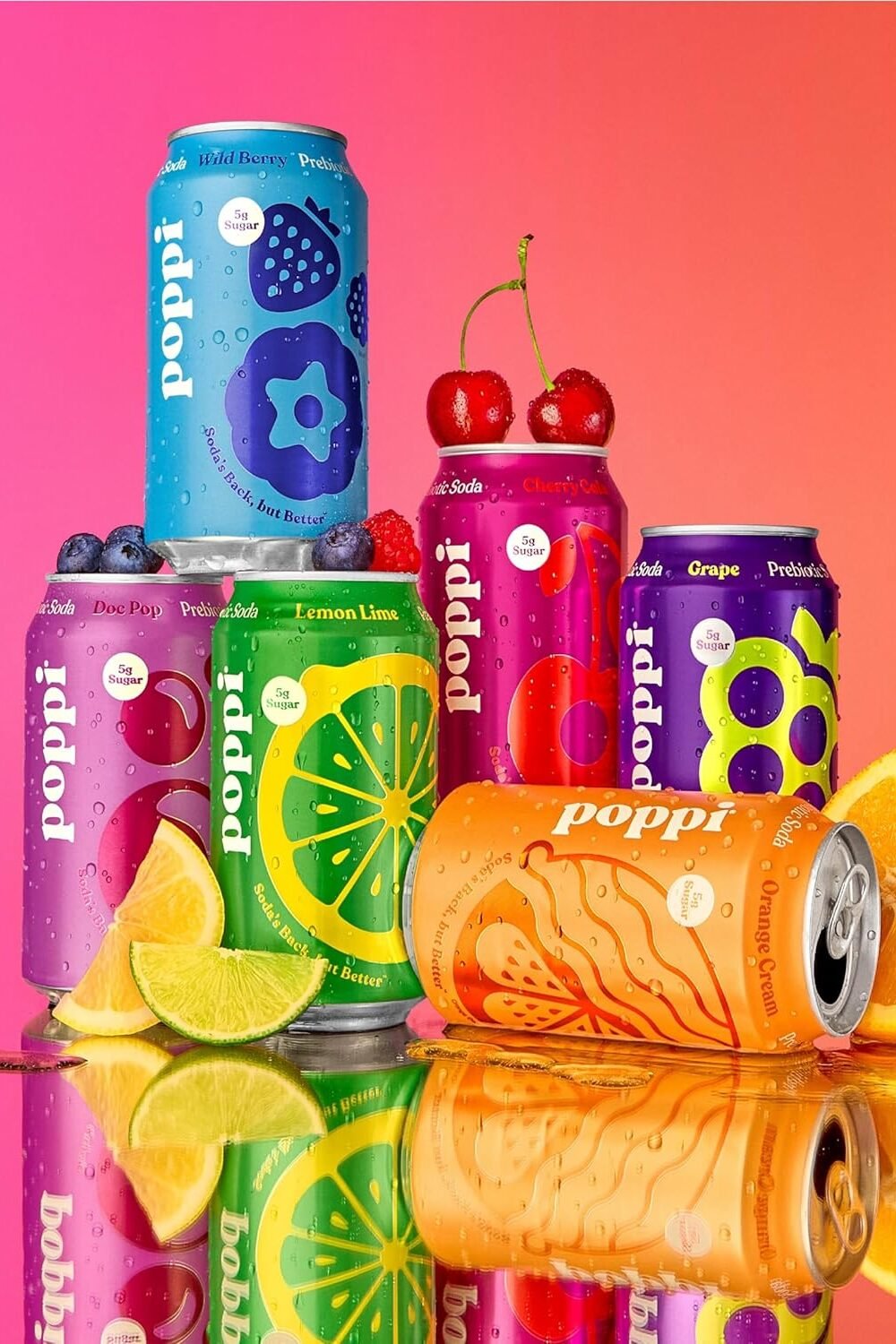 Poppi Sparklg Prebiotic Soda Variety Pack - Image 3