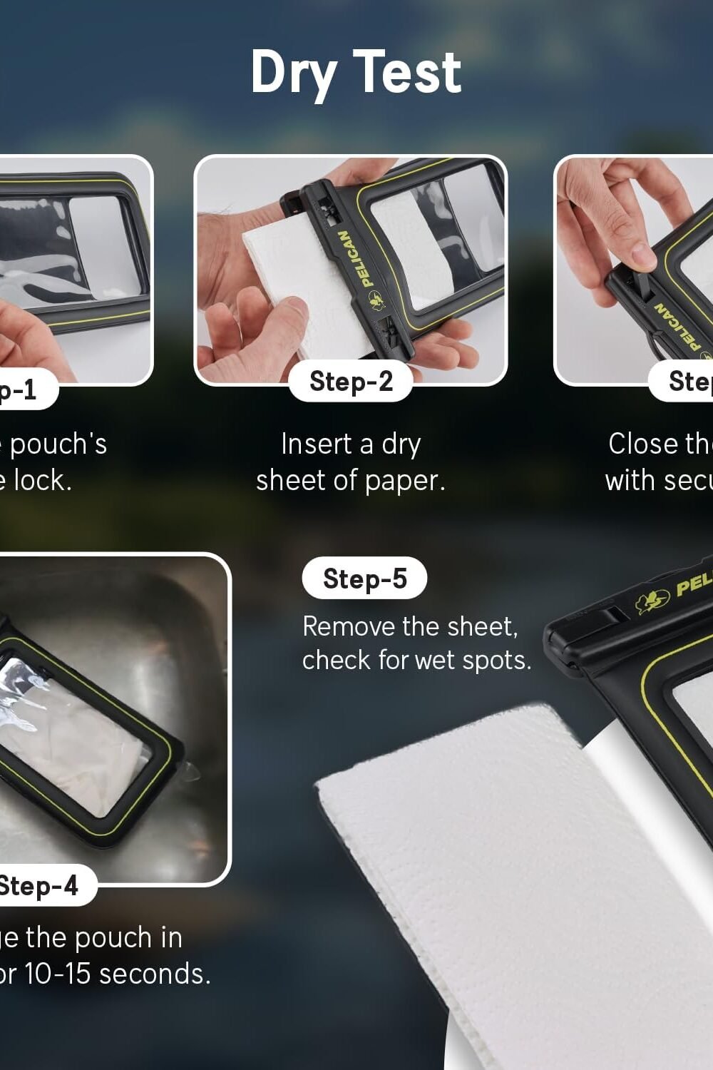 Pelican Waterproof Phone Pouch - Regular Size - Image 9