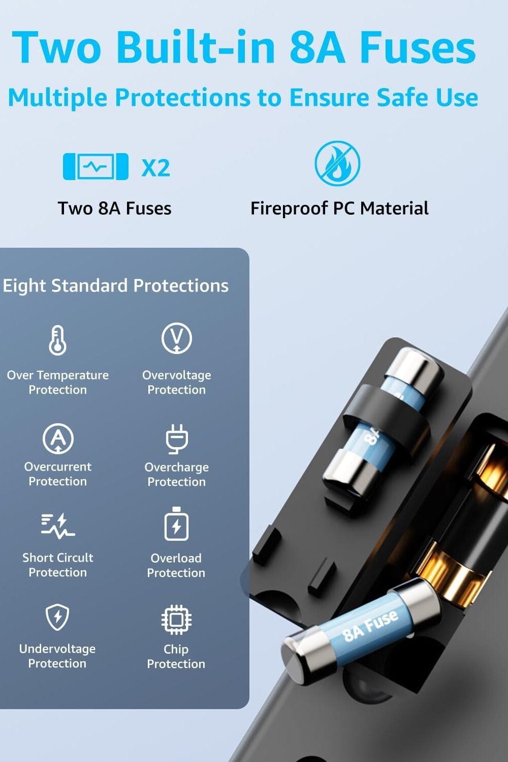 Universal Avel Dapter With Usb-C Usb Ports - Black - Image 6