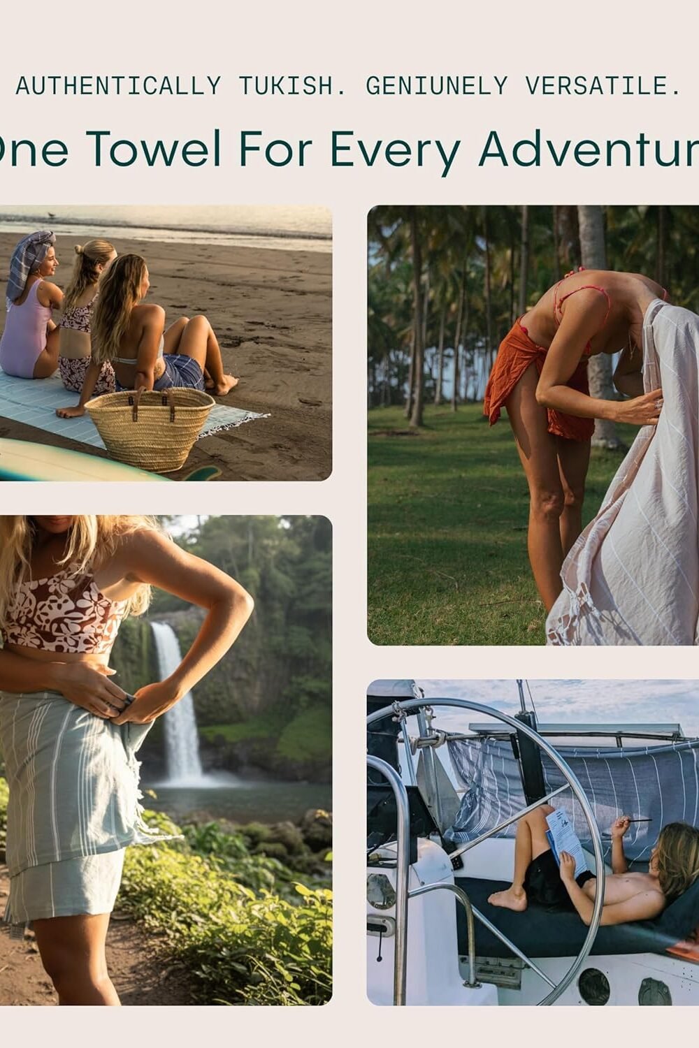 Oversized Turkish Beach wel - Sand Free Quick Dry 7 Oversized Turkish Beach Wel - Sand Free Quick Dry - Image 7