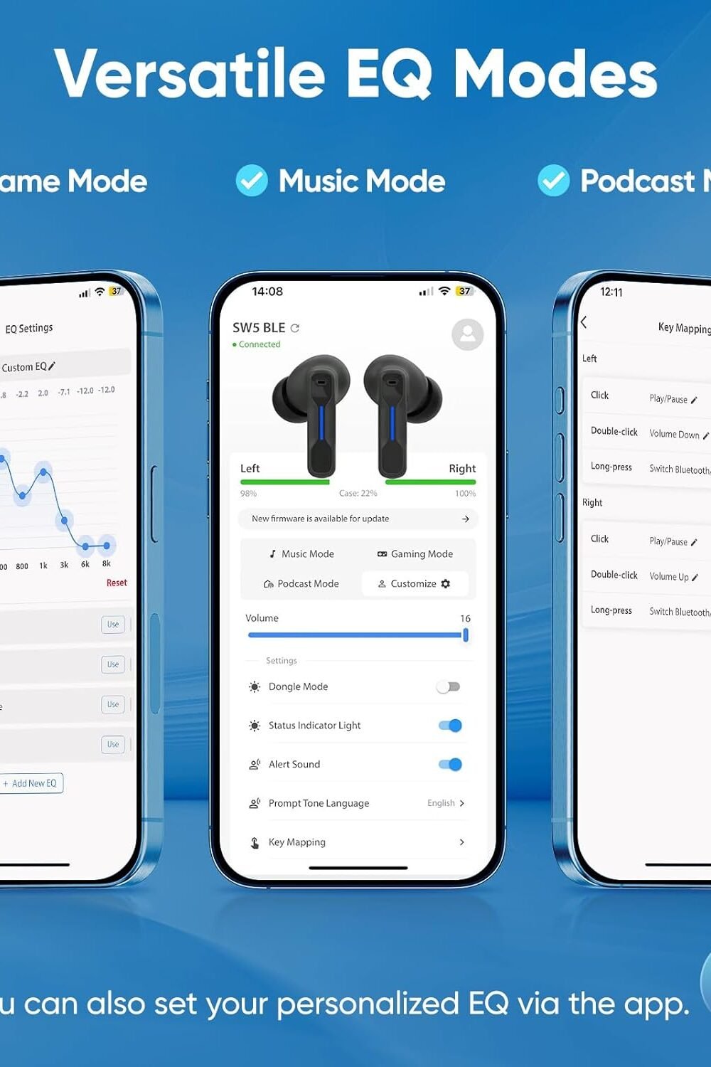 Middle Rabbit Wireless Gamg Earbuds With Mic - Image 7