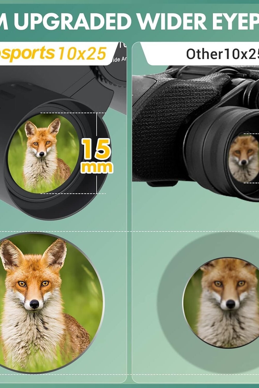 Urosports Compact Boculars Dults Kids - Image 3